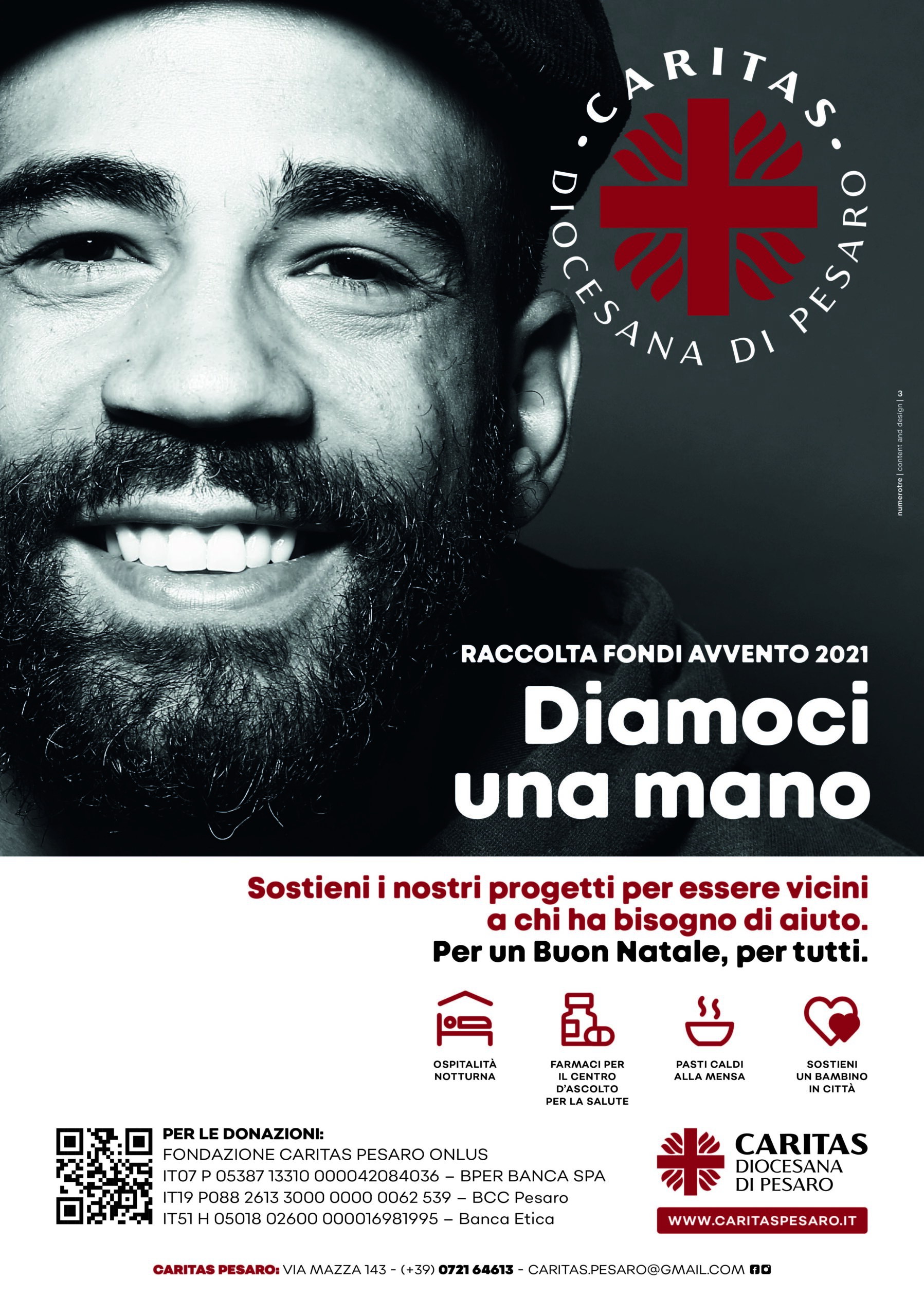 CARITAS RACCOLTA FONDI AVVENTO 2021 Diamoci una mano