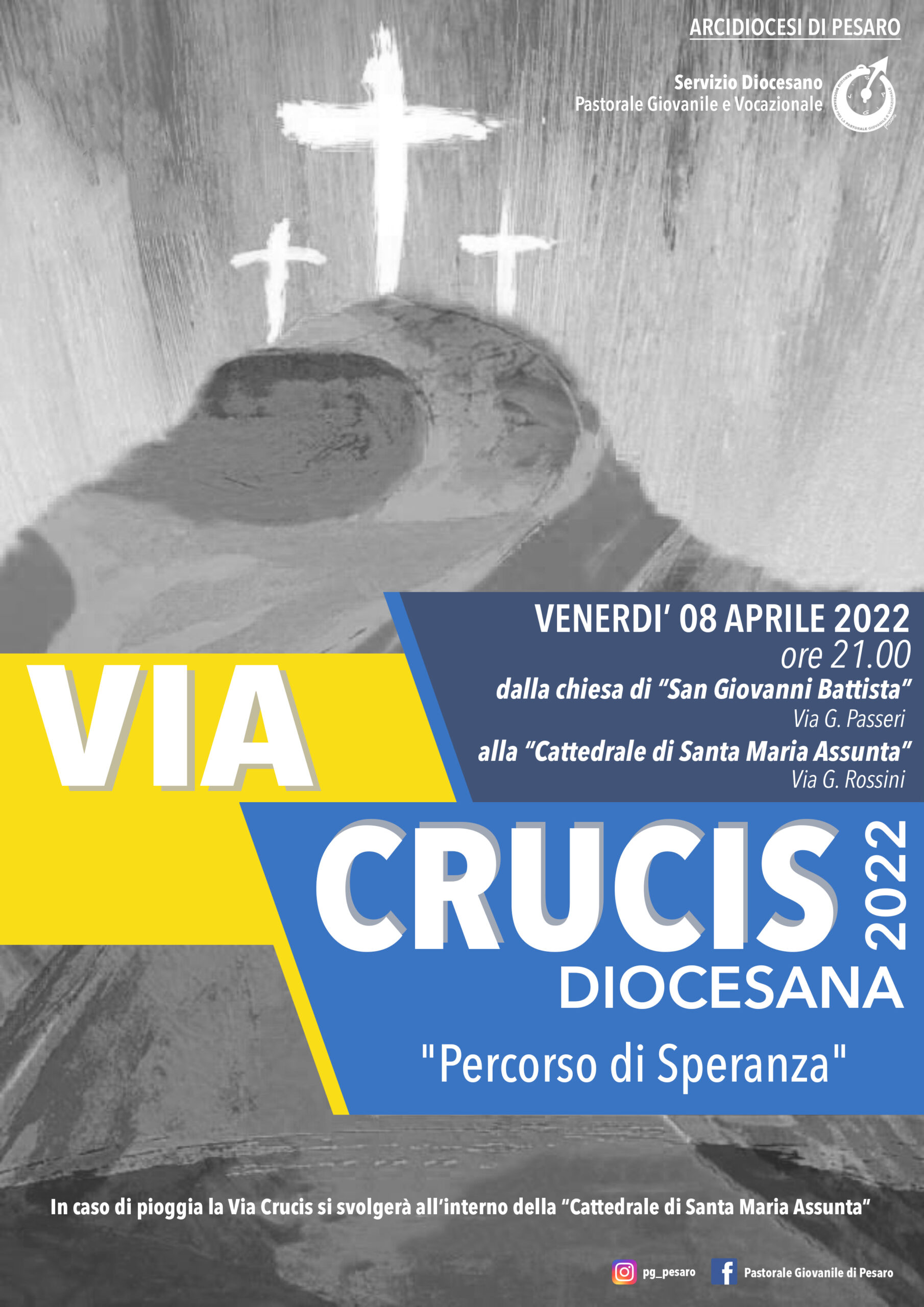 VIA CRUCIS DIOCESANA “Percorso di speranza” – Venerdì 8 aprile 2022