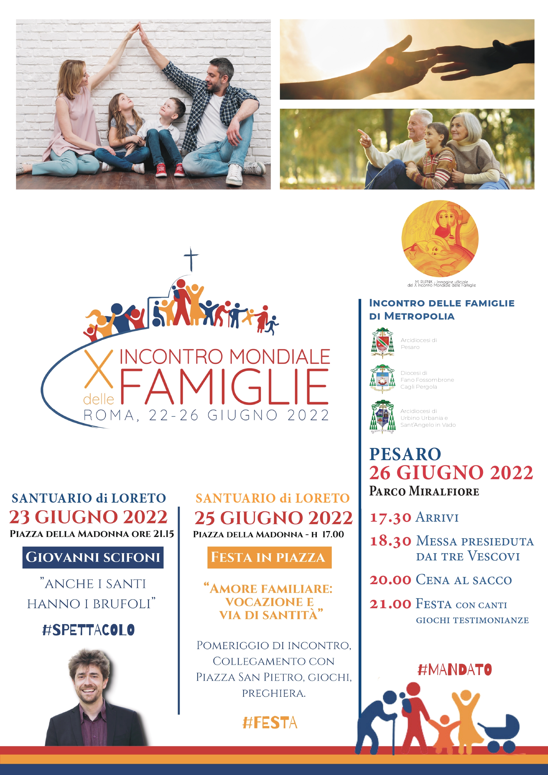 X INCONTRO MONDIALE DELLE FAMIGLIE – Roma 22-26 giugno 2022 –