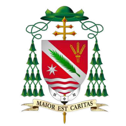 Descrizione dello stemma episcopale di Mons. Sandro Salvucci