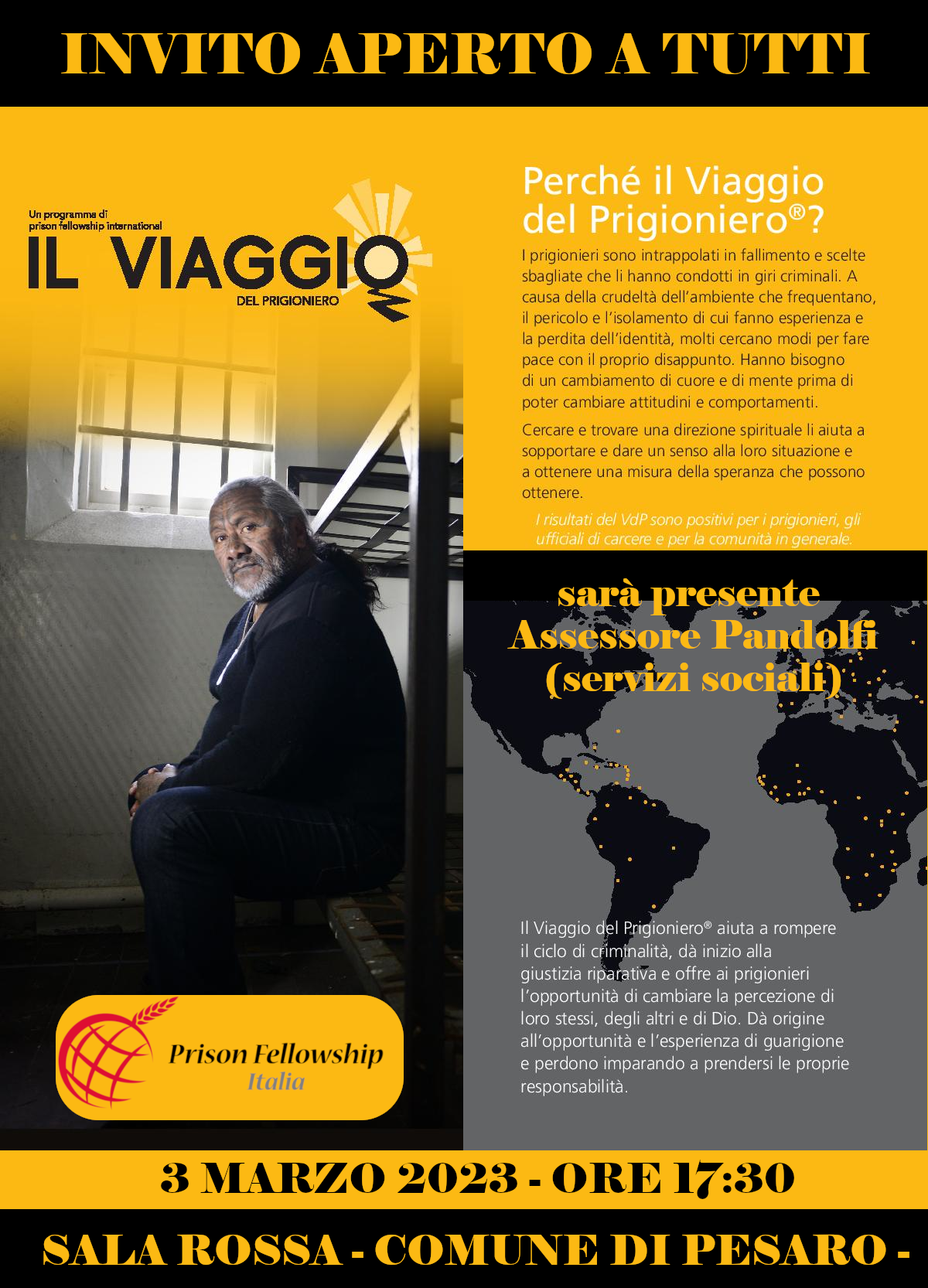 Prison Fellowship Italia – il viaggio del prigioniero – 3/3/2023