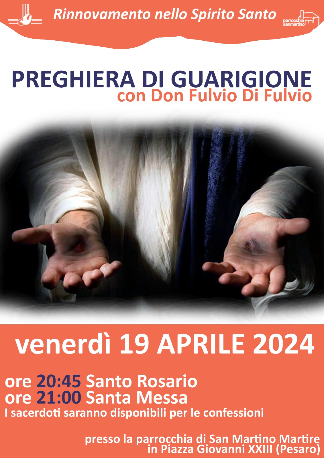 Preghiera di guarigione 19/04 RnS