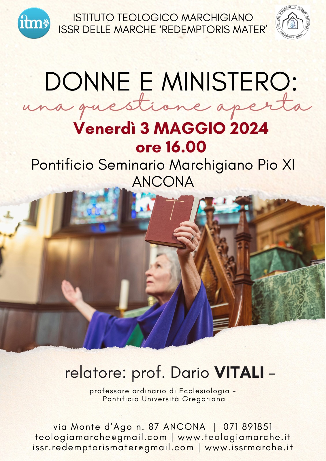 Donne e Ministero – 3 maggio 2024