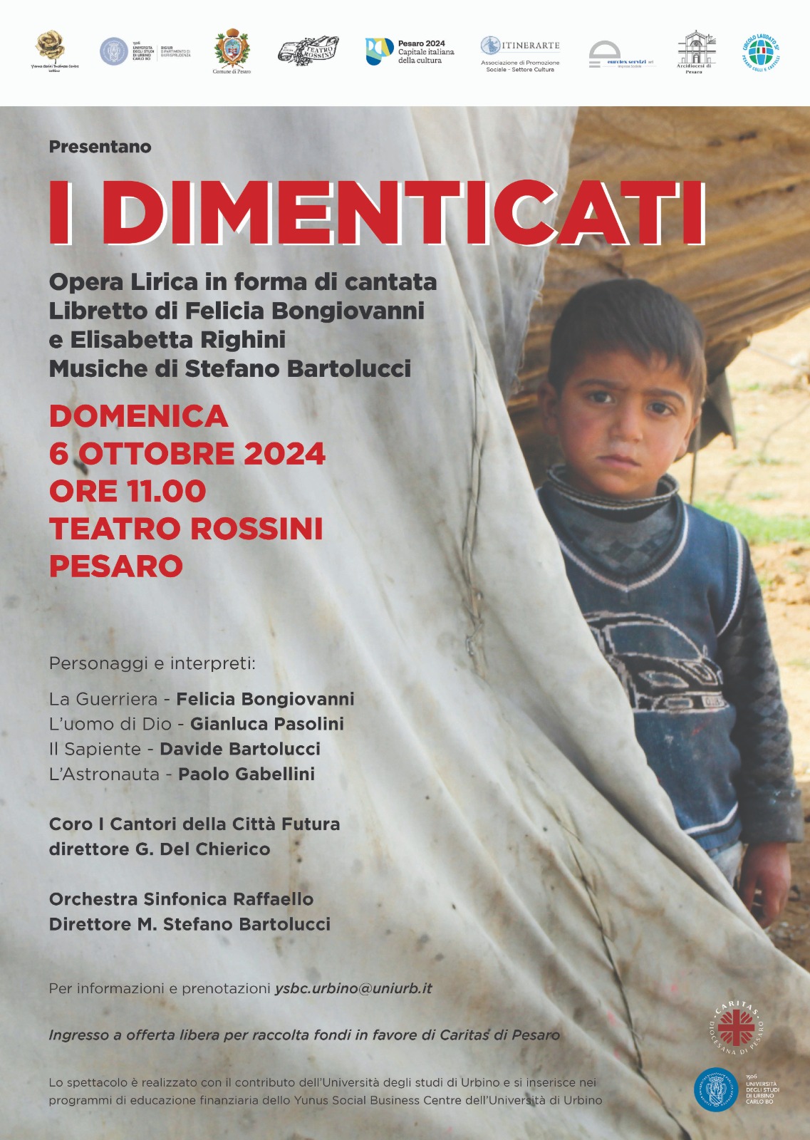 OPERA LIRICA “I DIMENTICATI” – Teatro Rossini – 6 ottobre, ore 11.00