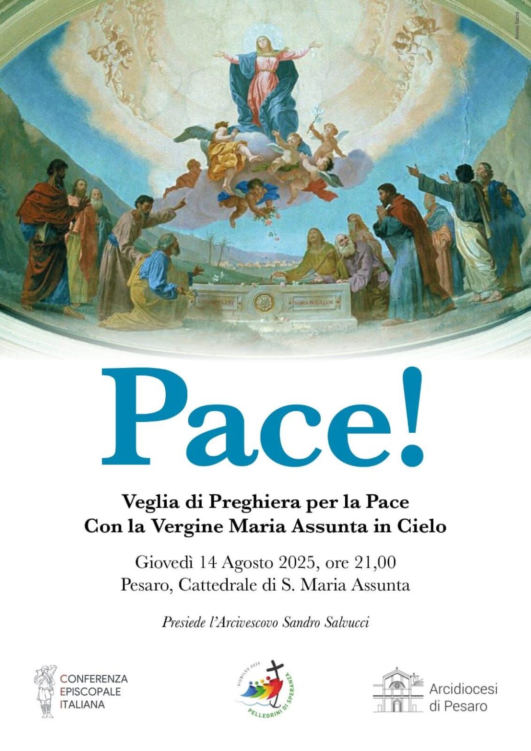 VEGLIA DI PREGHIERA PER LA PACE presieduta da Mons. SANDRO SALVUCCI ...
