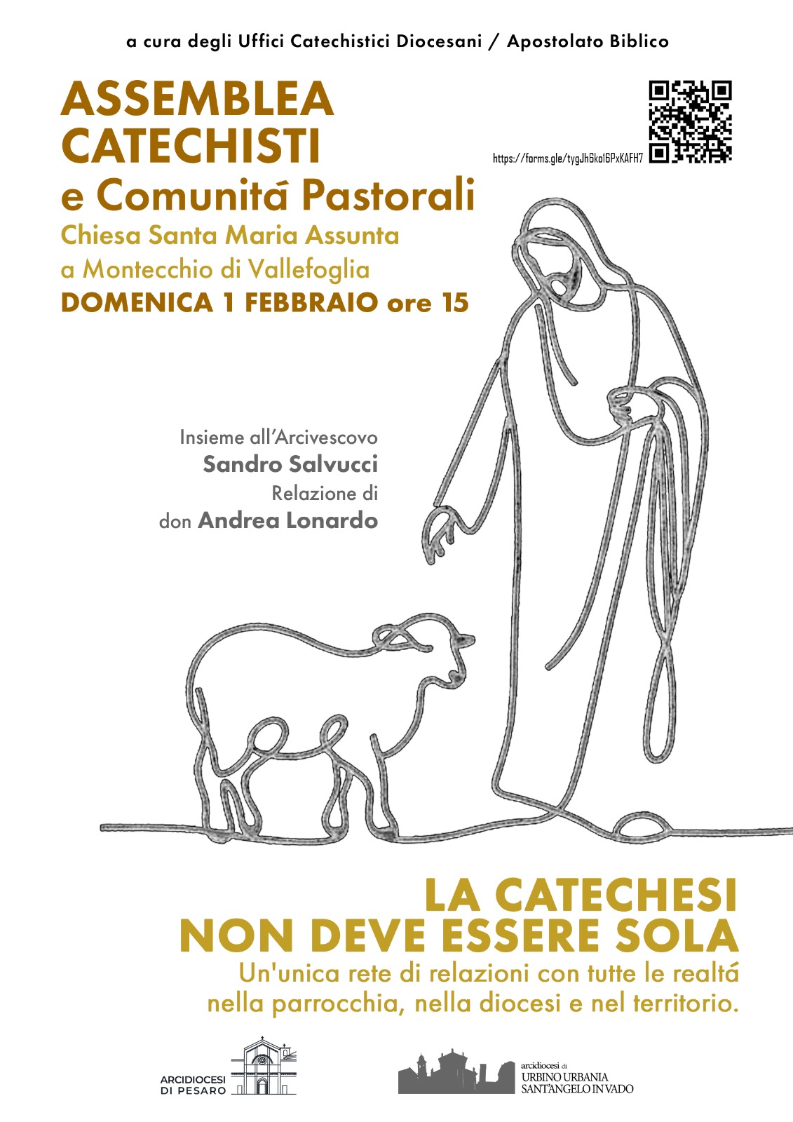 ASSEMBLEA CATECHISTI E COMUNITA’ PASTORALI – Chiesa S. Maria Assunta in Montecchio di Vallefoglia – 1 febbraio 2026, ore 15.00