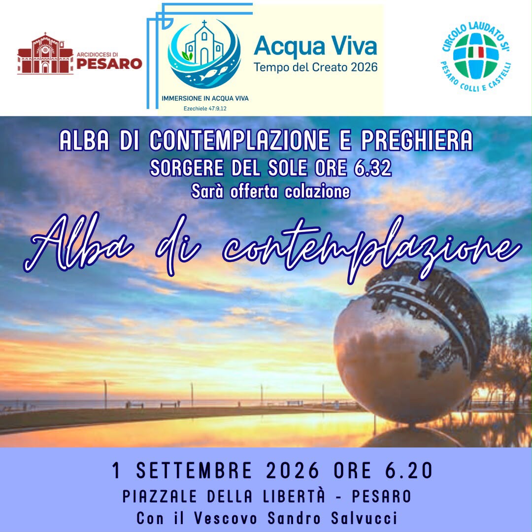 Alba di contemplazione e preghiera: diamo inizio al Tempo del Creato 2026